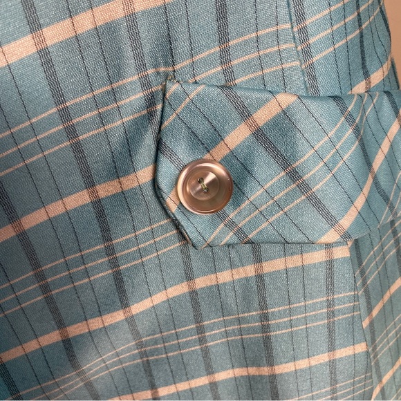 Gorgeous 1960s Blue Striped Jacket - Picture 4 of 6